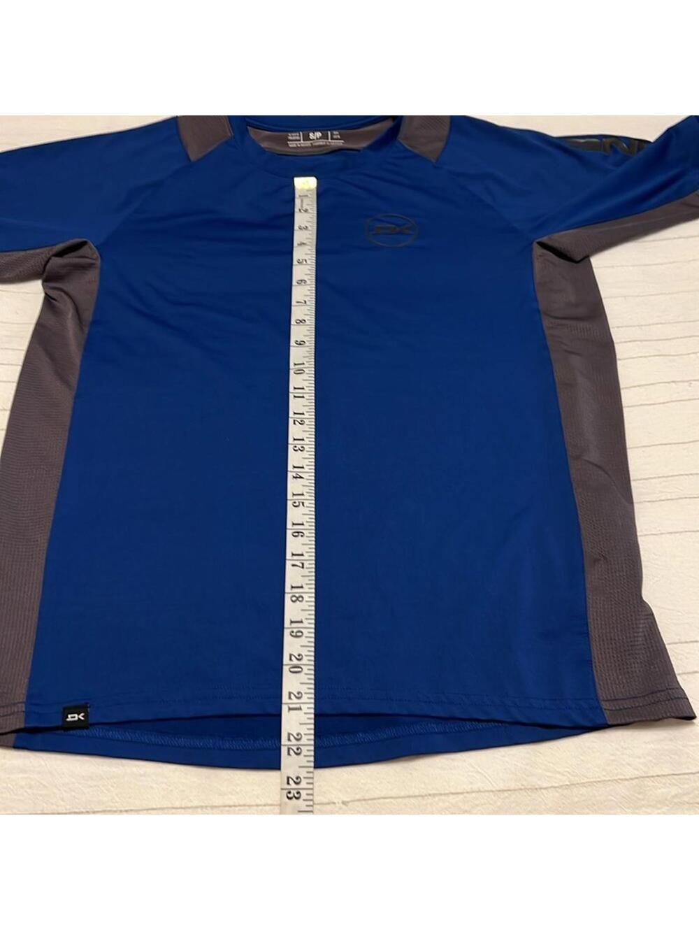 Dakine Blue Gray Performance Vectra Athletic Tee Men's Small - Picture 5 of 9